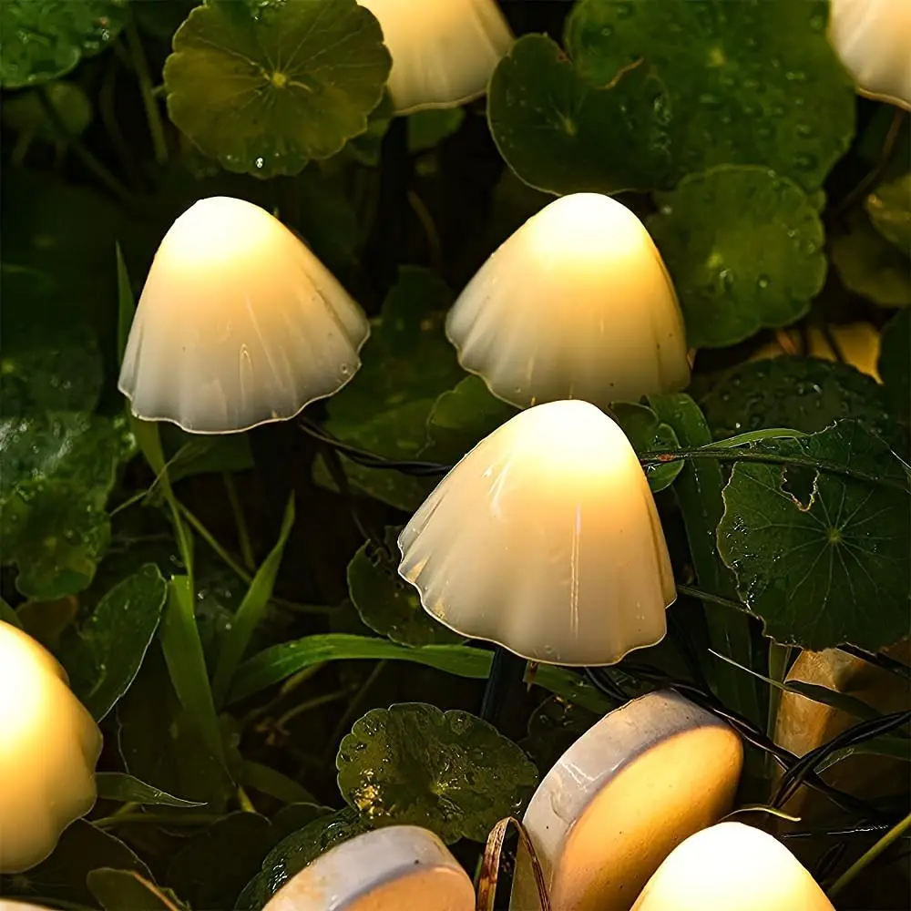 Mini Mushroom Solar Light, Cute Mushroom Shape Solar Light, Waterproof Outdoor Garden Solar Light, Landscape Stake Light For Garden Patio, Lighting, Solar Pathway Lamp, Outdoor Decorative Lights, Outdoor Decoration Light, Outdoor Solar Lights