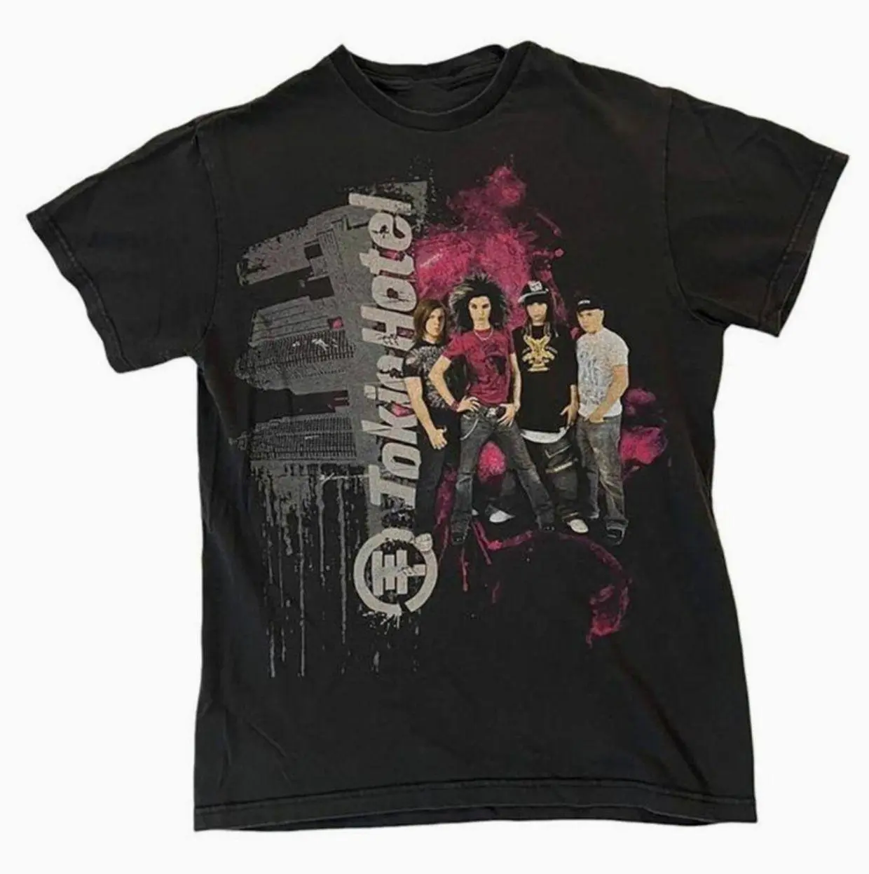 2007 Concert Tour Tokio Hotel Band Shirt Classic Black Unisex S-6XL  Aesthetic Boho Graphic Tshirt Tee Top Womenswear Streetwear Summer