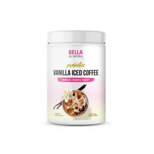 Bella All Natural Probiotics Vanilla Iced Coffee - 500g Bella All Natural Probiotics Vanilla Iced Coffee - 500g