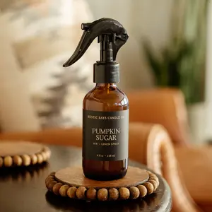 Pumpkin Sugar Room Spray - Pumpkin Spice Linen Spray - Cozy Home Fragrance - Pumpkin Brown Sugar Air Freshener - 4 oz Glass Bottle