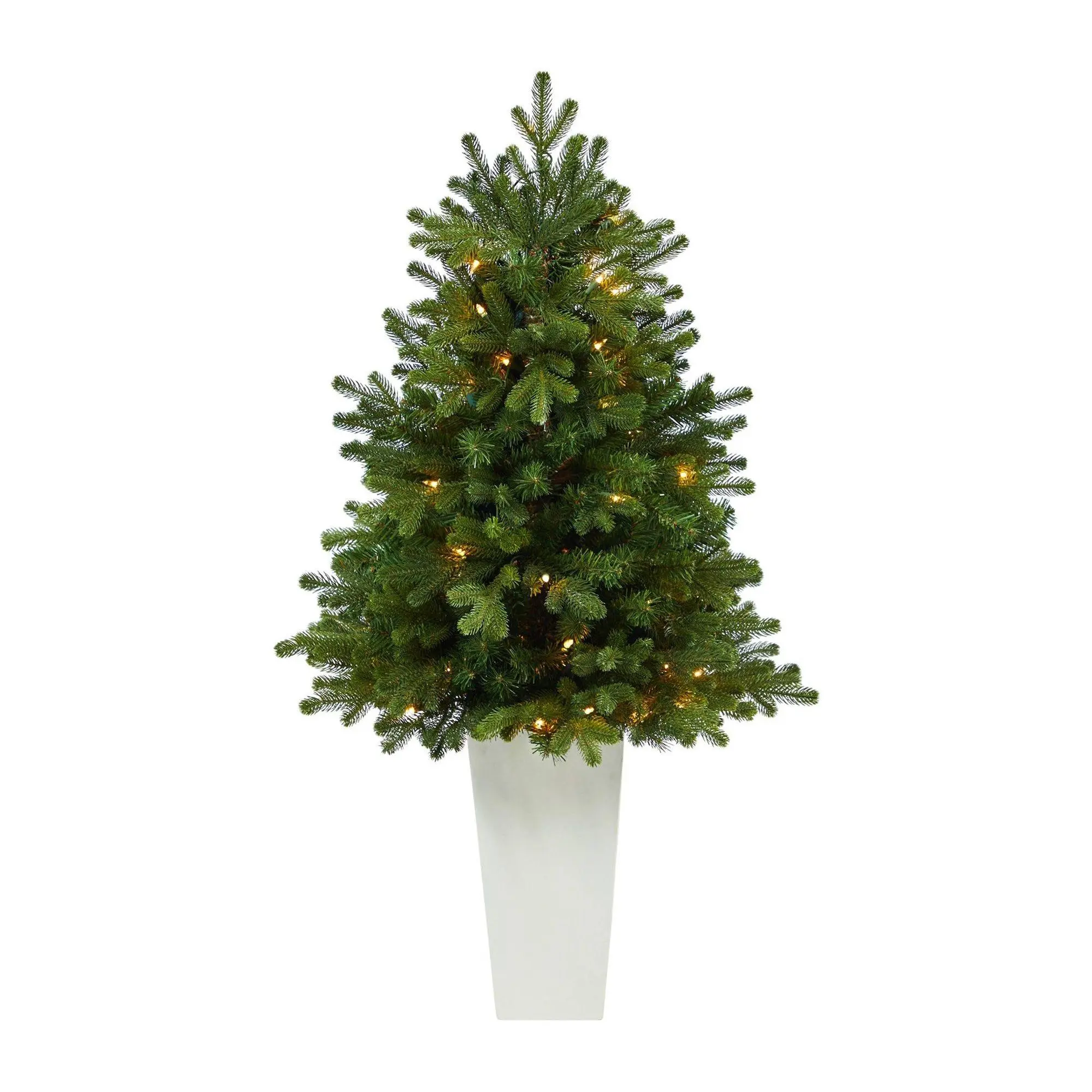 Nearly Natural 3.5-ft Washington Fir Christmas Tree w/ 50 LEDs