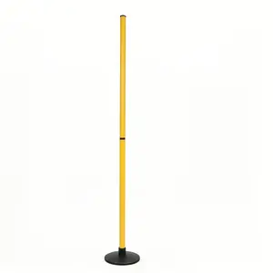 Portable Football Training Cones, 1 Meter Interlocking Agility Rods, Base Included Obstacle Pole, Speed Drills Equipment