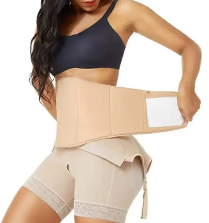 Women's Adjustable 360 Lipo Foam Ab Board - Flat, Comfortable Post-Surgery Liposuction Abdominal Compression Board for Belly Recovery, Waist Support Shapewear