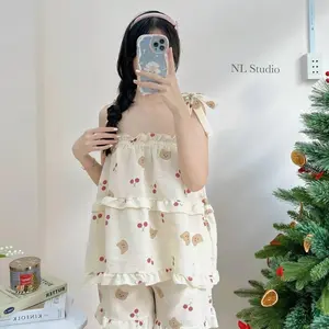 Vietnam Cherry bear pajamas sets