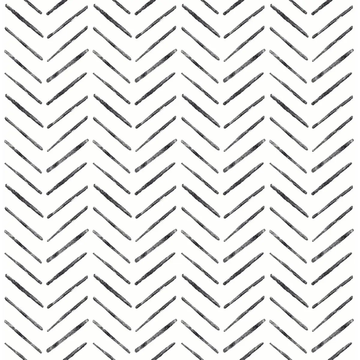 212 MAIN Chevron Geometric Self-Adhesive Peel & Stick Vinyl Wallpaper, Black Repositionable 18ft Roll (20.5x18ft), Modern Home Decorating DIY Project Supply for Adult Living Room