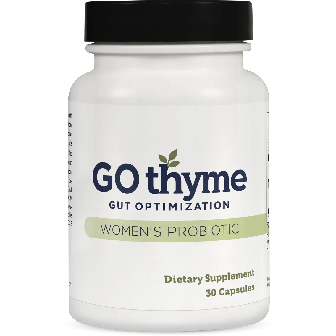 Women's Probiotic Dietary Supplement - 30 Capsules with Clinical Strains, Gut Health Support, Urogenital Aid Wellness Vitamin for Adult Women