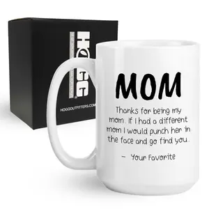 Mom Face Punch Coffee Mug