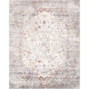 Canvello Modern Design Power Loom Area Rug- 2' X 3'