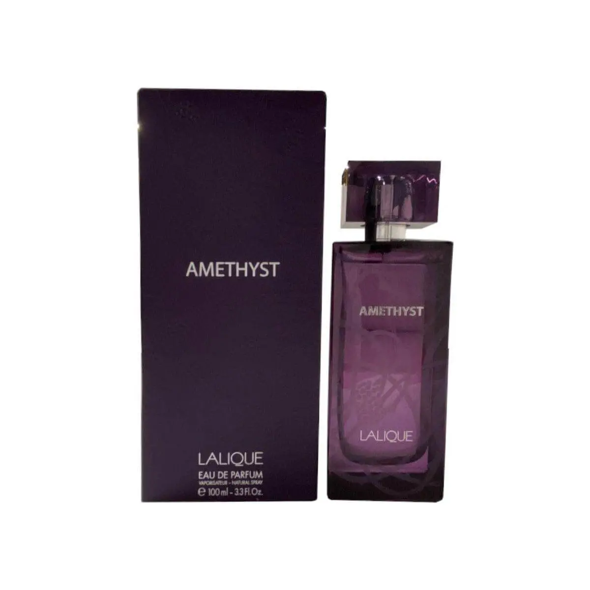 LALIQUE Amethyst Eau de Parfum - Women's Signature Scent Fragrance, 3.4 fl oz, with Crisp Floral, Blackberry, Purple Peony & Rose Notes, Women's Fragrance, Peony Blend, Fruity