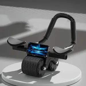 2-in-1 Durable Silicone Universal Abdominal Roller with Automatic Rebound, Elbow Support, Home Fitness Gear, No Battery Required