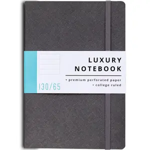 Papercode Lined Journal Notebooks - Luxury Journals for Writing w/ 130 Pages, Soft Cover - Executive Notebooks for Work, Travel, College