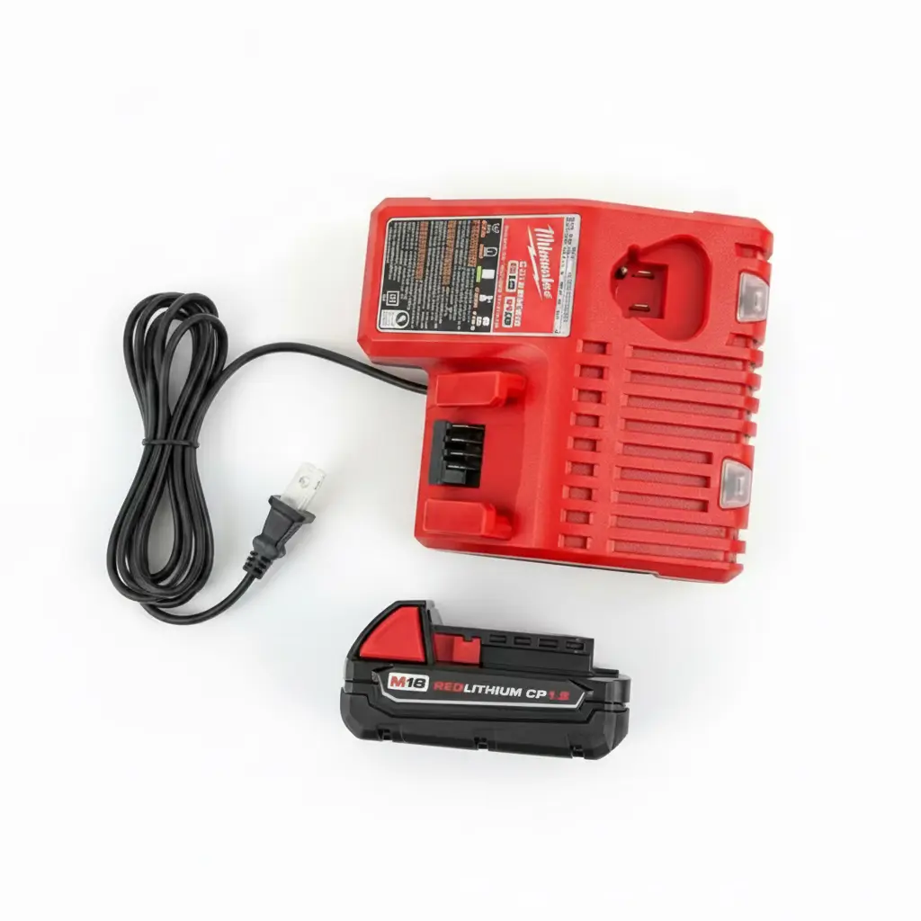 Milwaukee M18 Compact 1.5 battery and charger
