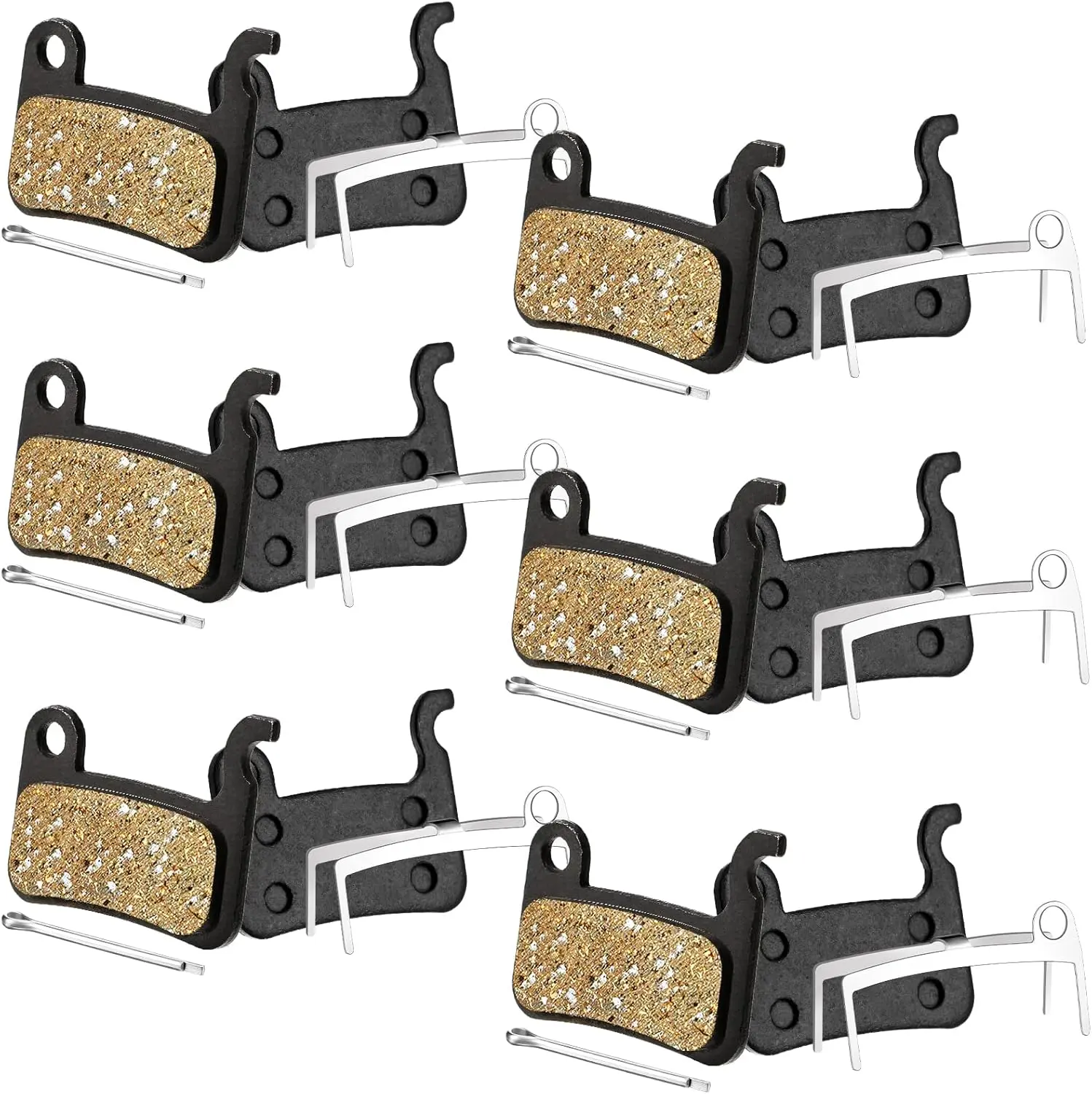 6 Pairs   Pads Bicycle   Pads Compatible with Shimano Deore Xt Xtr L x Slx Hone Alfine Saint Disc