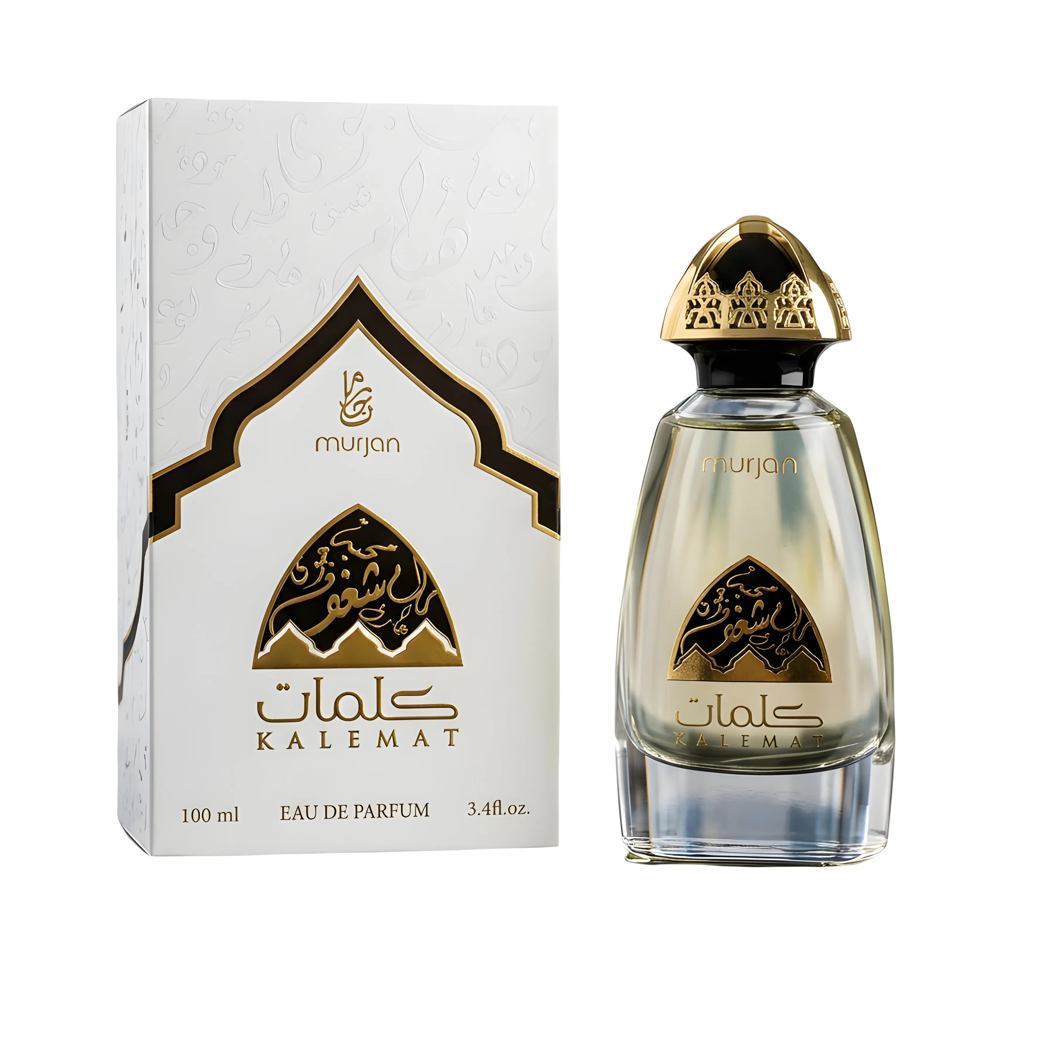 Dumont Murjan - Kalemat Eau de Parfum 100ml (3.4oz) – Unisex Fragrance with Creamy Vanilla, Smoky Woods, Rich Amber, Sweet Caramel & Warm Spiced Musk Notes
