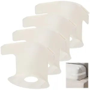 4-Pack Universal Bed Sheet Holders – Fit All Sheets, Heavy-Duty Grip, Easy Installation
