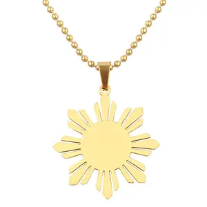 Men’s Philippine Sun Necklace | Filipino Cultural Jewelry