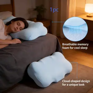 Mellow Sleep | Cloud Cooling Pillowcase - Neck Support - Memory Foam - Silky Smooth Wrinkle Free - Stays Cool All Night - Skin Friendly - Machine Washable - Trusted by Luxury Hotels & Spas
