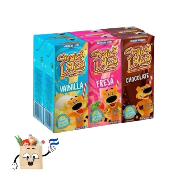 Shaka Laka 6 Pack Shaka Laka Milkshake Vanilla Strawberry & Chocolate 3 Sabores Vainilla Fresa Y Chocolate Es