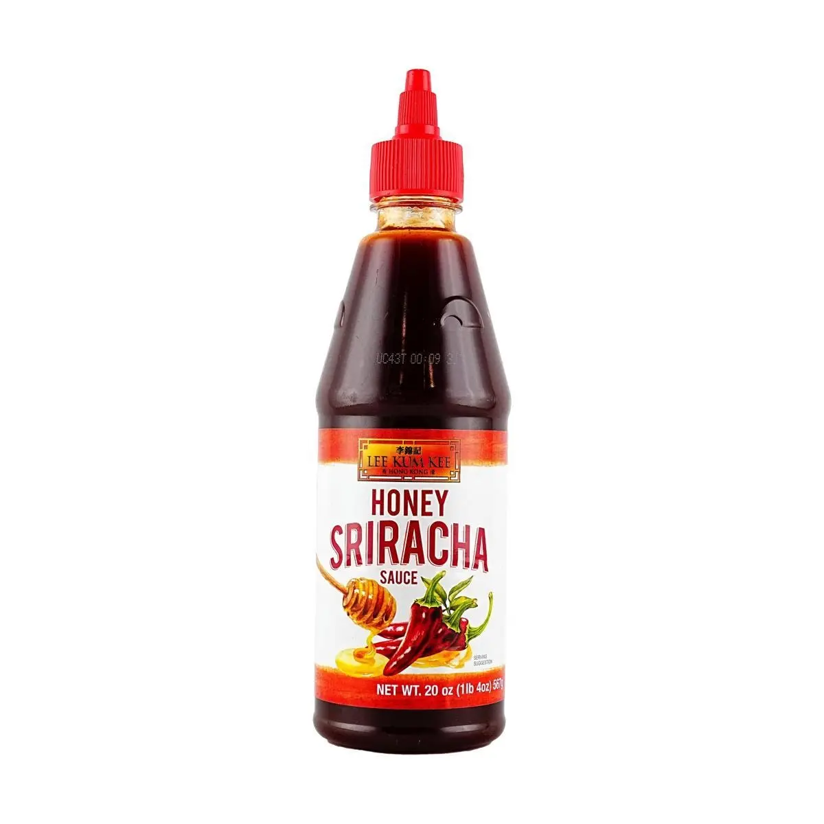 LEE KUM KEE Honey Sriracha Sauce 567g - Perfect for Salads & Dipping Chicken