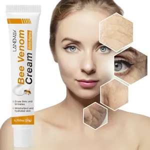 Anti-Wrinkle Cream with Bee Venom, Firming Moisturizing Skin Care, Beauty Treatment, Enhances Elasticity & Hydration, 20g