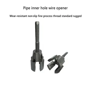 High-Speed Steel Pipe Threading Tool with Connecting Rod for 1/2-Inch PPR Pipe Internal & External Threads Compatible with Electric Drills Ideal for Plumbing & DIY Projects