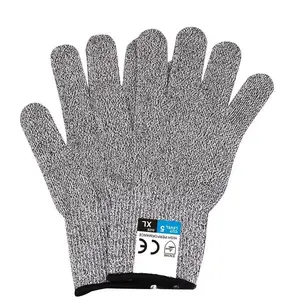 Cut Resistant Gloves Food Grade Level 5 Protection, Safety Kitchen Cuts Gloves for Oyster Shucking, Fish Fillet Processing, Mandolin Slicing, Meat Cutting and Wood Carving.