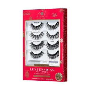 Kiss Lash Couture LuXtensions Holiday Multipack - Glitter Silver