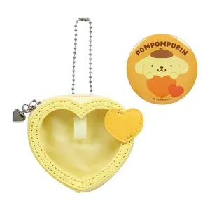 Pompompurin Mini Pouch and Pin Set (Big Heart Series)