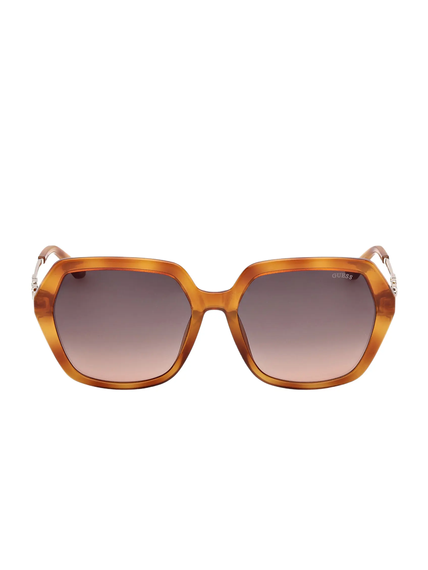 GUESS Female Square-Geometric Plastic Sunglasses