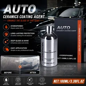 Ceramic Spray Coating, High Gloss Car Wax, Long-Lasting Paint Protection, Superior Lotus Effect Water Repellent, Automotive Care Essential