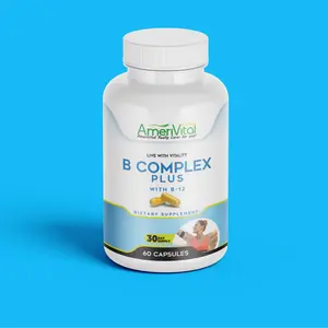 B-12 Complex Plus Healthcare Fitness Supplement Edible Dietary Vitamin