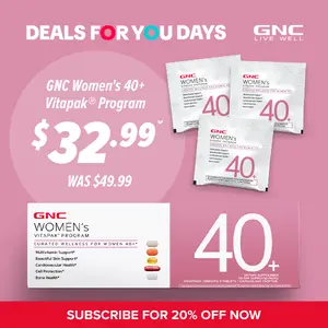 GNC Women's 40+ Vitapak Program (30 Servings)