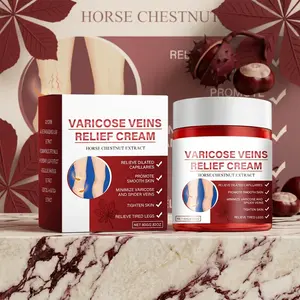 Varicose Veins Relief Cream 80g - HorseChestnut Extract for Swelling Relief &Improved Circulation - Universal MoisturizingFormula for Legs