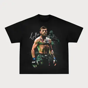 Conor McGregor Graphic T-Shirt, Crewneck Cotton Made In USA