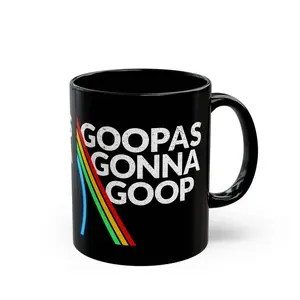 GOOPAS GONNA GOOP MUG, Arc Raiders Gaming Coffee Cup, Scrappy Mug Design, Funny Retro Arcade Raiders Ceramic Mug, Home Office Decor, Cute Extraction Shooter Gift for Gamers