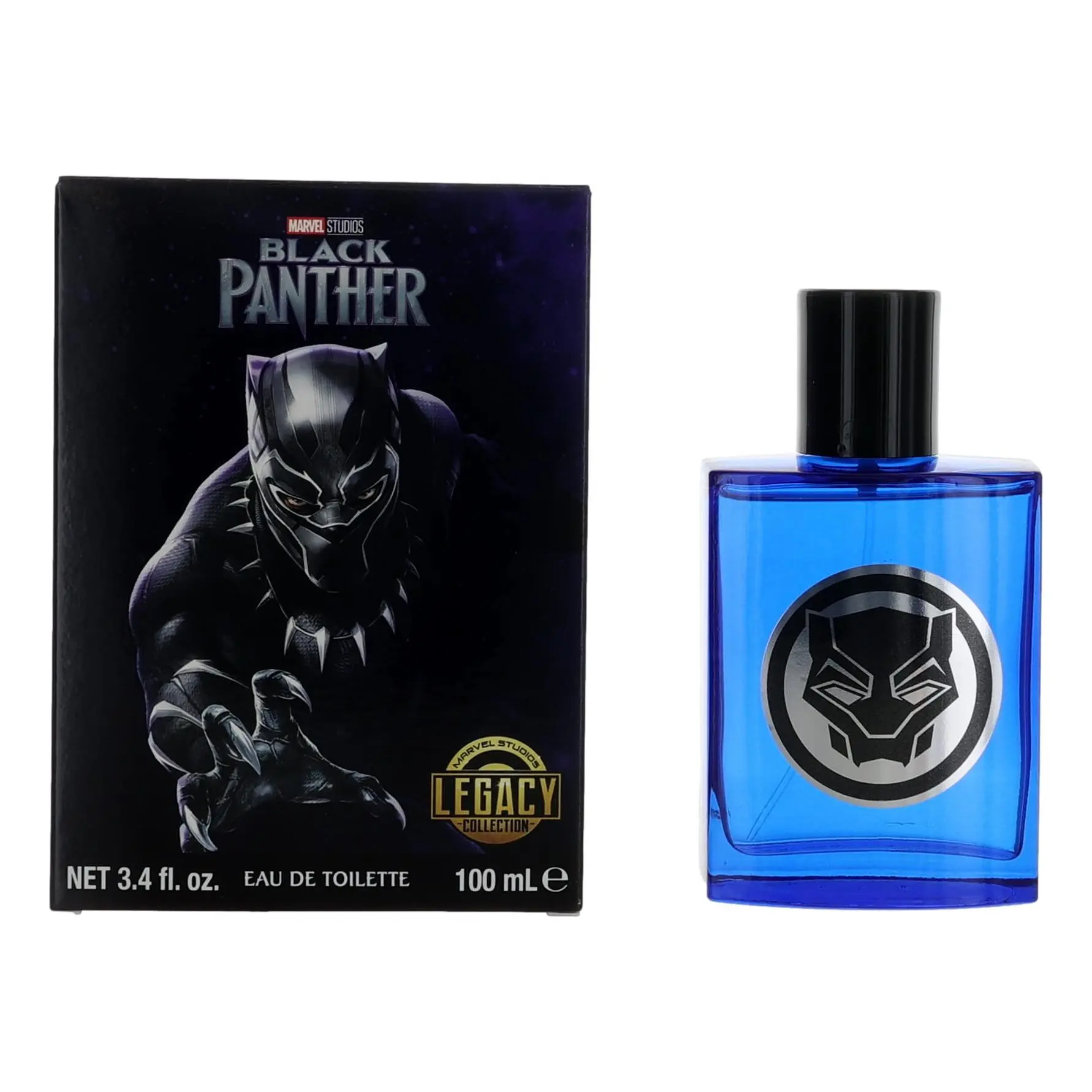 Marvel Black Panther Men's 3.4 oz EDT Spray - Fresh Woody, Long Lasting Lasting Effects Fragrance with Cedar, Lavender Notes