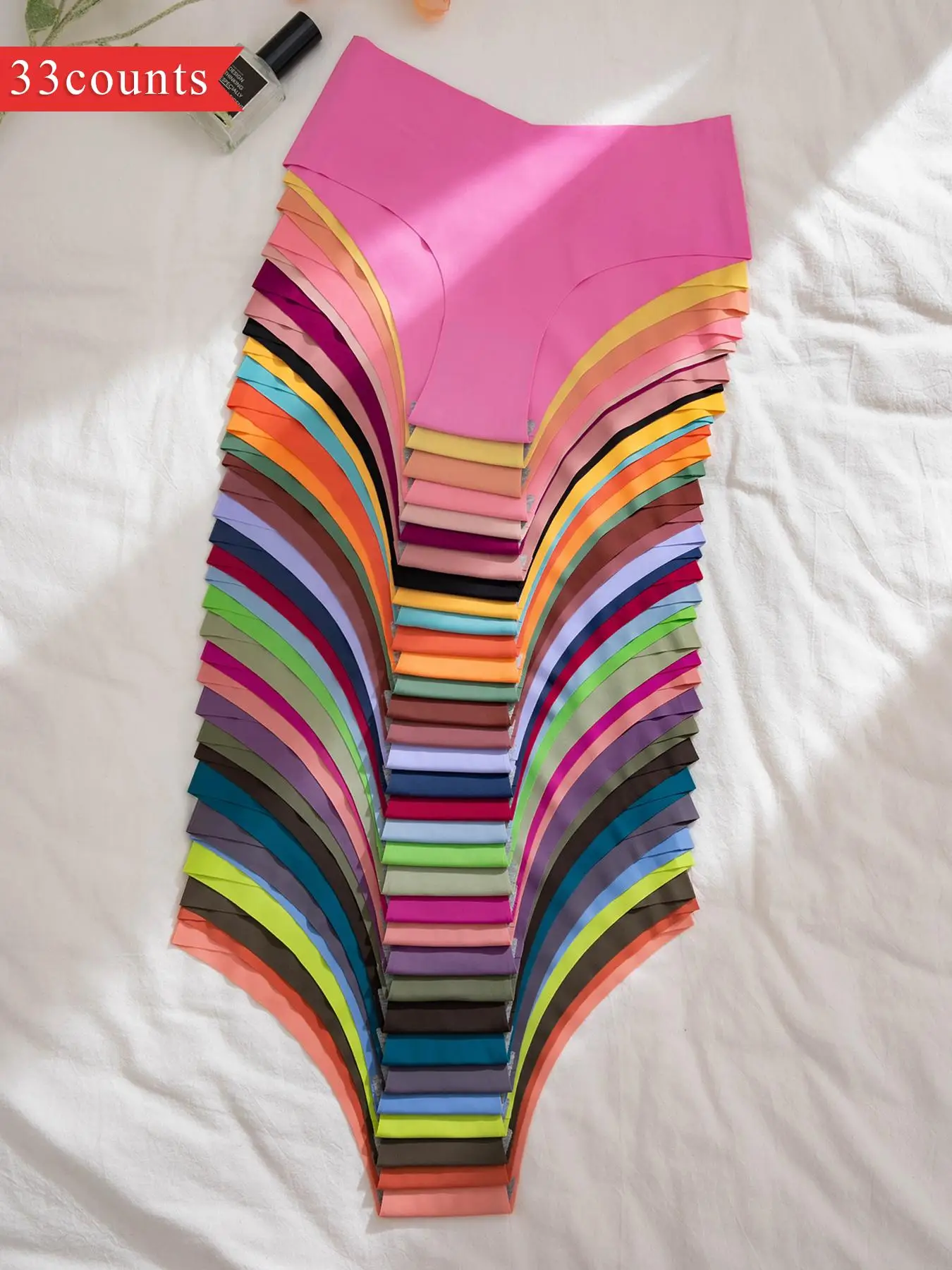 Women's Solid Color / All Over Print Briefs, Soft Comfy Breathable Seamless Panties for Daily Wear, Underwear for All Seasons, Panties Collection, Sof