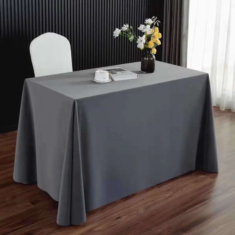 Solid Color Tablecloth, Rectangular Tablecloth, Table Cover for Home Kitchen Dining Room, Table Decoration Supplies for Home Party, Rectangle Tablecloth