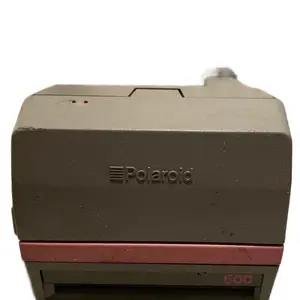Vintage Polaroid Cool Cam 600 Instant Film Photo Camera Pink And Grey UNTESTED