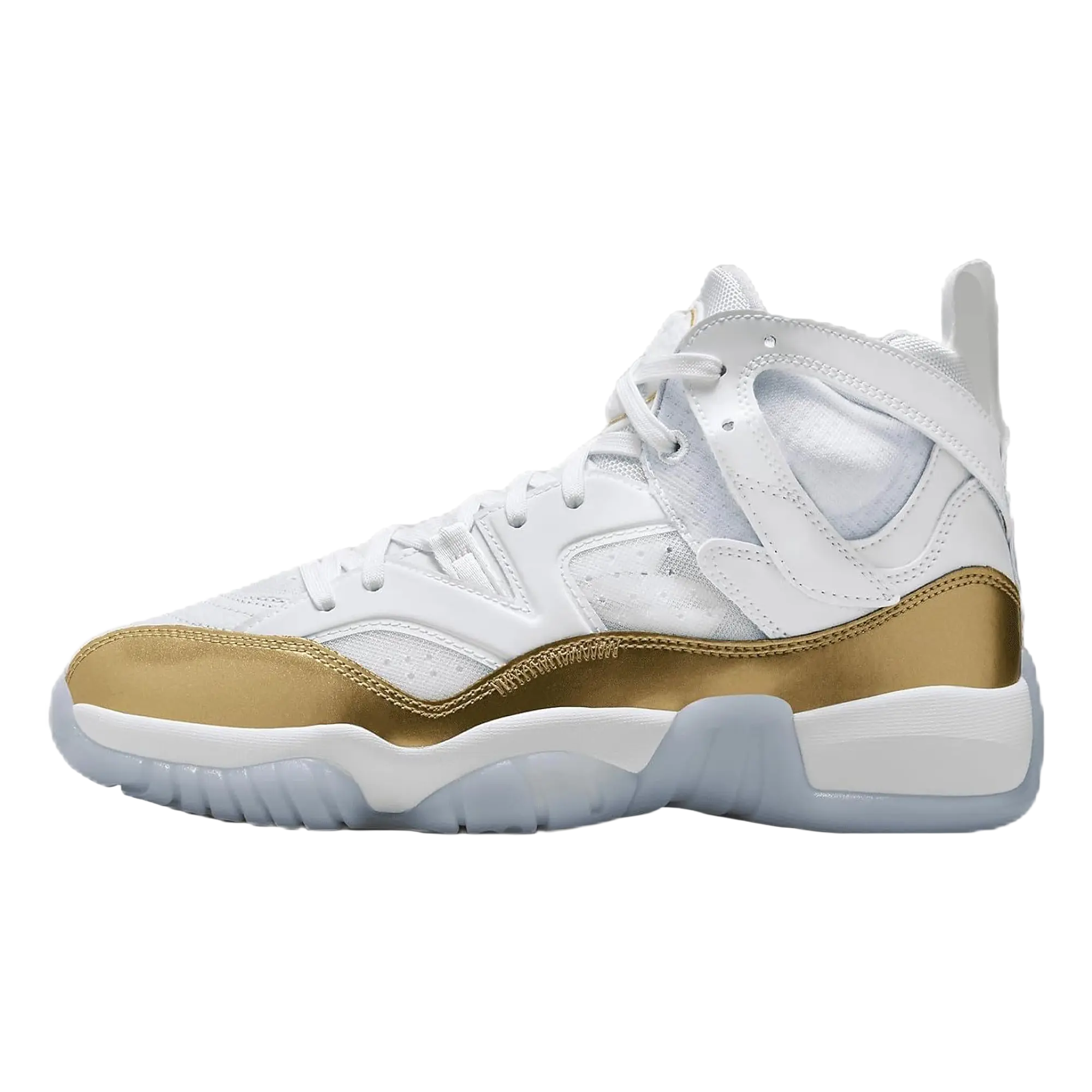 Jordan Jumpman Two Trey WMNS "White Metallic Gold" DR9631 107