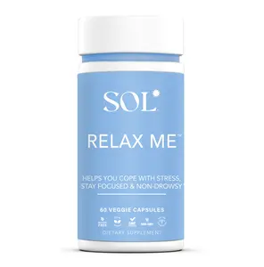 [Sol Nutrition] + [Supplements] + [Relax Me] + [All Ages] + [Vegan] + [Gluten Free] + [Organic] + [Non-GMP] + [GMP Friendly] +[Doctor Formulated] Healthcare