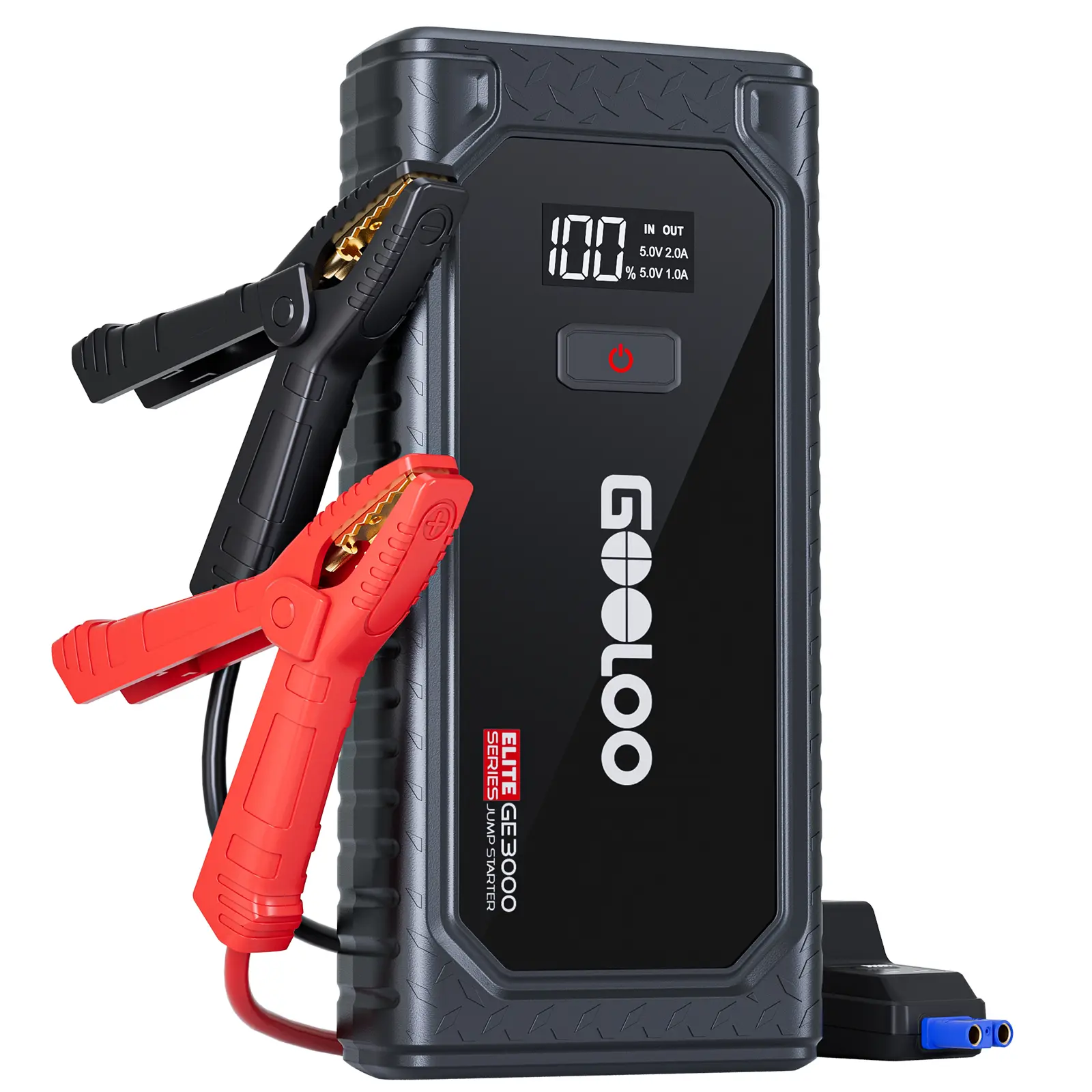 GOOLOO GE3000 Car Jump Starter 3000A Portable Jump Box (up to 8.5L Gas/ 6L Diesel), 12V SuperSafe Lithium Battery Booster Jump Starter with Smart Charging Port and LED Light. fathersdaygift