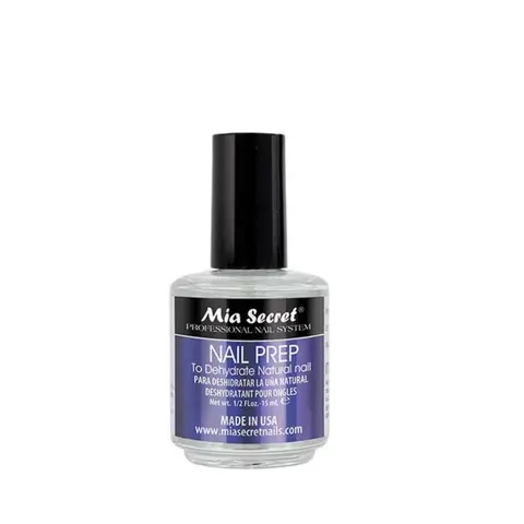 Mia Secret Nail Prep - Professional Acrylic, Gel Manicure Prep Treatment for Surface Dehydration, Smooth Nail Surface Preparation