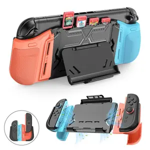 Protective Case Compatible with Nintendo Switch 2, NS2 Dockable with Stand [UPGRADED ARMOR] Protector Cover, Magnetic Joy Con Controllers Friendly, Cooling Ergonomic Design, Comprehensive Drop & Scratch Resistance