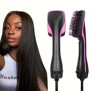 Multifunctional One-Step Hot Air Brush, Automatic Hair Straightener, Safe Use, Perfect Gift Option, Ideal for Styling & Shaping, Hair Straightener Comb