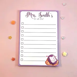 Personalized Fall Hedgehog To-Do List Notepad for Office Supplies - Perfect for Office Stationery and Supplies