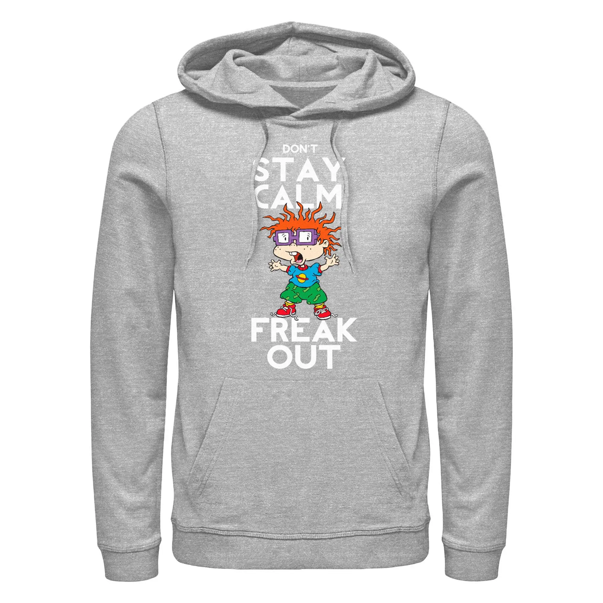 Men's Rugrats Stay Calm Chuckie Pull Over Hoodie