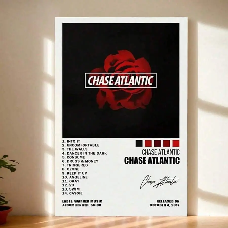 Chase Atlantic Album Cover Canvas Poster Aesthetic Canvas Painting Posters And Prints Wall Art Picture For Bedroom Home Decor