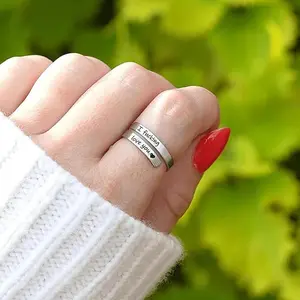 I Fvcking Love You Ring Adjustable Tarnish-Free One Size Fits All Gift for Significant Others /Girlfriend/Wife Birthday Gifts Jewelry