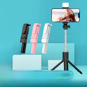 Adjustable Length Selfie Stick with Wireless Remote Control, Anti Shake Tripod for Live Streaming & Photography, Durable Selfie Stick for Phone
